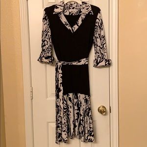 Dress - Black and White